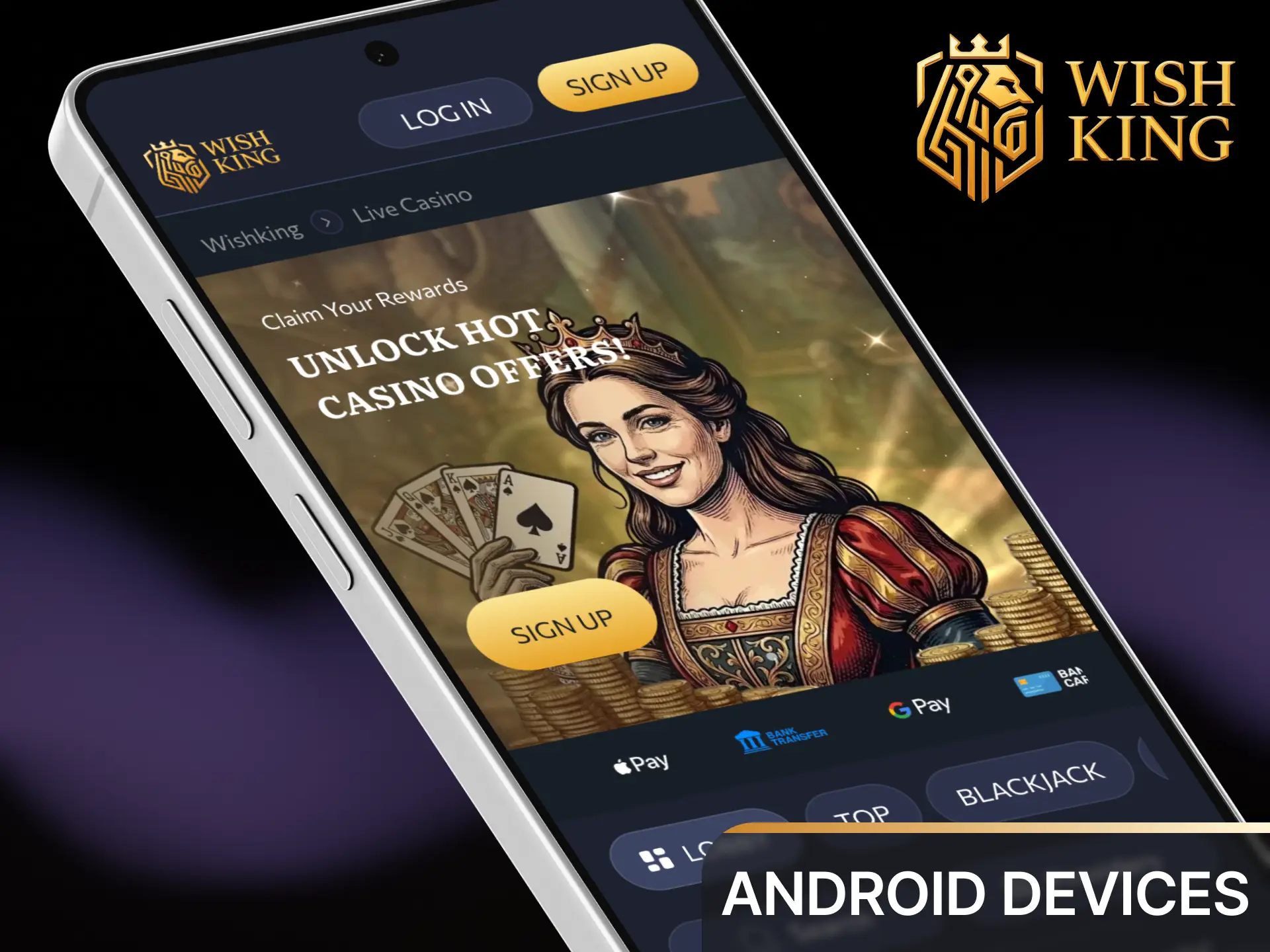 Check the list of supported Android smartphones and tablets compatible with the WishKing mobile app.