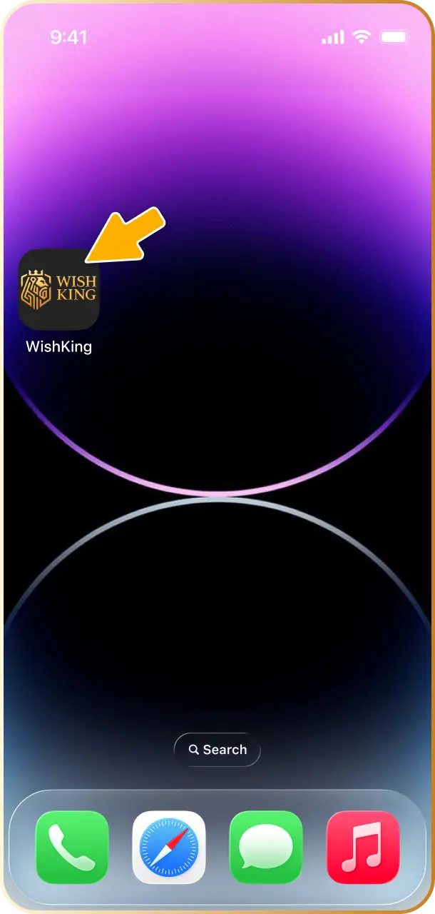 Open the shortcut icon from your device home screen to run the WishKing Canada progressive web app.