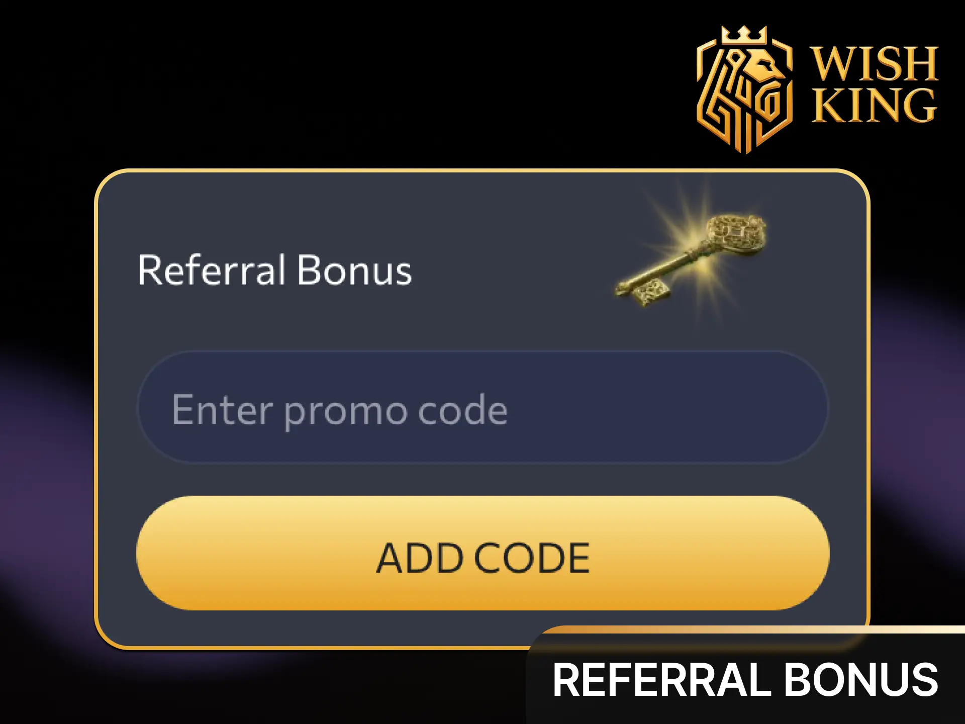 Invite friends and earn extra bonuses for every successful referral at WishKing Canada.